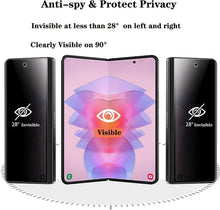 Load image into Gallery viewer, SCREEN PRIVACY PROTECTOR FRONT & BACK FOR GALAXY Z FOLD 3 & Z FOLD 4