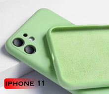 Load image into Gallery viewer, Liquid Silicon Camera Closed Case For iPhone 11 (With Logo)