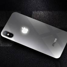 Load image into Gallery viewer, iPhone XR LED Logo Glass Back Case