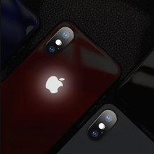 Load image into Gallery viewer, iPhone XR LED Logo Glass Back Case