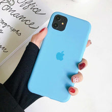 Load image into Gallery viewer, Liquid Silicon Camera Closed Case For iPhone 11 (With Logo)