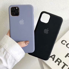 Load image into Gallery viewer, Liquid Silicon Camera Closed Case For iPhone 11 (With Logo)