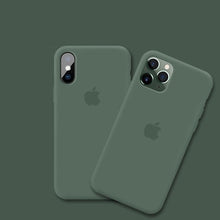 Load image into Gallery viewer, Liquid Silicon Camera Closed Case For iPhone 11 (With Logo)