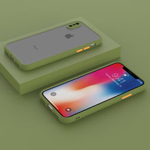 Load image into Gallery viewer, Smoke Silicon Matte Camera Close Case For iPhone X/ XS