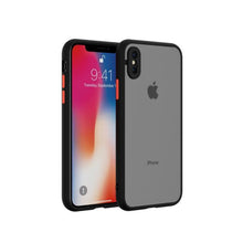 Load image into Gallery viewer, Smoke Silicon Matte Camera Close Case For iPhone X/ XS