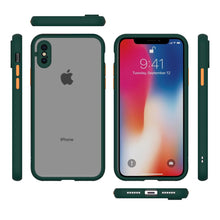 Load image into Gallery viewer, Smoke Silicon Matte Camera Close Case For iPhone X/ XS