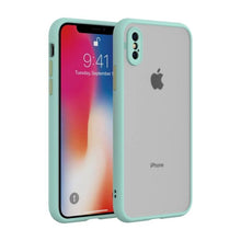 Load image into Gallery viewer, Smoke Silicon Matte Camera Close Case For iPhone X/ XS