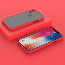Load image into Gallery viewer, Smoke Silicon Matte Camera Close Case For iPhone X/ XS