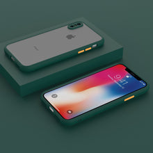 Load image into Gallery viewer, Smoke Silicon Matte Camera Close Case For iPhone X/ XS
