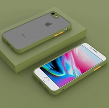 Load image into Gallery viewer, Smoke Silicon Matte Camera Closed Case For iPhone 7/8/SE 2020
