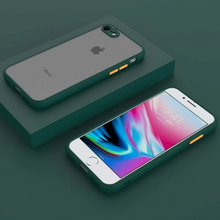 Load image into Gallery viewer, Smoke Silicon Matte Camera Closed Case For iPhone 7/8/SE 2020