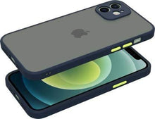 Load image into Gallery viewer, Smoke Silicon Matte Camera Closed Case For iPhone 12