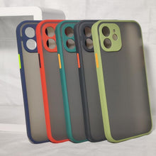 Load image into Gallery viewer, Smoke Silicon Matte Camera Closed Case For iPhone 12