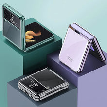 Load image into Gallery viewer, Galaxy Z Flip Shockproof TPU Transparent Case