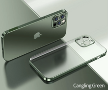 Load image into Gallery viewer, iPhone 13 Series Electroplating Silicone Transparent Glitter Case