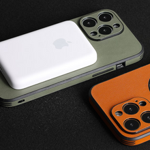 Load image into Gallery viewer, Modish Leather MagSafe Phone Case - For iPhone 15 Series
