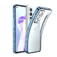 Load image into Gallery viewer, OnePlus Series Electroplating Boarder Designed Transparent Glitter Case