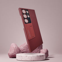 Load image into Gallery viewer, Galaxy S Series Protective Standing Leather Cover With S Pen Slot