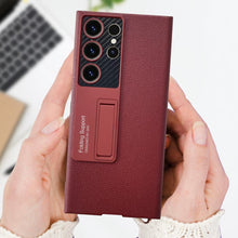 Load image into Gallery viewer, Galaxy S Series Protective Standing Leather Cover With S Pen Slot