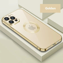Load image into Gallery viewer, NEW VERSION ELECTROPLATTING IPHONE CASE WITH CAMERA PROTECTOR