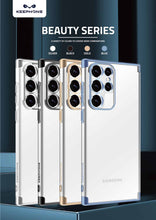 Load image into Gallery viewer, Electroplating Transparent Beauty Case For Samsung Galaxy S22 Ultra