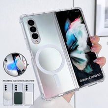 Load image into Gallery viewer, Galaxy Z Fold Series Slim Magnetic MagSafe Transparent Case