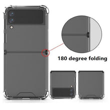 Load image into Gallery viewer, Galaxy Z Flip Shockproof TPU Transparent Case