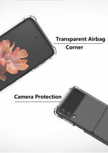 Load image into Gallery viewer, Galaxy Z Flip Shockproof TPU Transparent Case