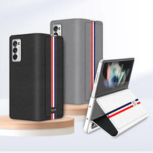 Load image into Gallery viewer, Luxury Strap Design Glass Samsung Galaxy Z Fold 3