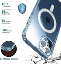 Load image into Gallery viewer, Shockproof Crystal Clear Magsafe Case - iPhone 14/14 Plus/14 Pro/14 Pro Max