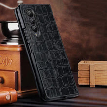 Load image into Gallery viewer, Croco Leather Pattern Case for Galaxy Z Fold 4