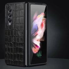 Load image into Gallery viewer, Croco Leather Pattern Case for Galaxy Z Fold 4