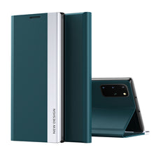 Load image into Gallery viewer, Galaxy S20 Ultra Genuine QIN Leather Flip Case