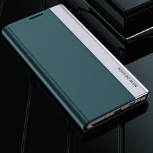 Load image into Gallery viewer, Galaxy S20 Ultra Genuine QIN Leather Flip Case