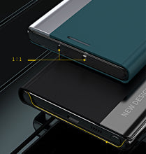 Load image into Gallery viewer, Galaxy S20 Ultra Genuine QIN Leather Flip Case