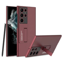 Load image into Gallery viewer, Galaxy S23 Ultra Luxury Thin Standing Case With S-Pen Slot