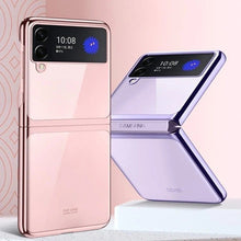 Load image into Gallery viewer, Galaxy Z Flip3 Transparent Glitter Case