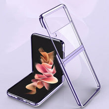 Load image into Gallery viewer, Galaxy Z Flip3 Transparent Glitter Case