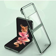 Load image into Gallery viewer, Galaxy Z Flip3 Transparent Glitter Case