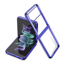 Load image into Gallery viewer, Galaxy Z Flip3 Transparent Glitter Case