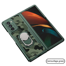 Load image into Gallery viewer, Galaxy Z Fold 3 Foldable Shockproof PC Case with Ring Holder