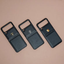 Load image into Gallery viewer, Luxury Carbon Fiber Motorsports Case Galaxy Z Flip4