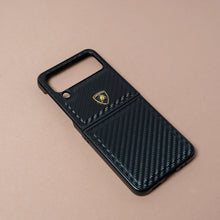Load image into Gallery viewer, Luxury Carbon Fiber Motorsports Case Galaxy Z Flip4