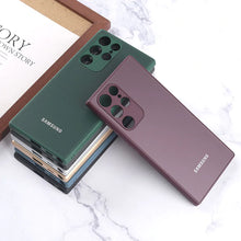 Load image into Gallery viewer, Matte Finish Protective TPU Back Case For Galaxy S22 Ultra