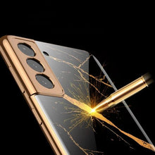 Load image into Gallery viewer, Galaxy S21 Marble Texture Glass Case