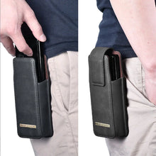 Load image into Gallery viewer, Luxury LEATHER HOLSTER CASE FOR GALAXY Z FOLD SERIES PHONES