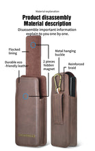 Load image into Gallery viewer, Luxury LEATHER HOLSTER CASE FOR GALAXY Z FOLD SERIES PHONES