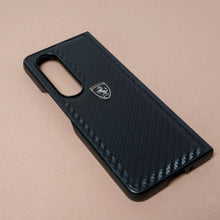 Load image into Gallery viewer, Luxury Galaxy Carbon Fiber Motorsports Case Z Fold3