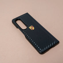 Load image into Gallery viewer, Luxury Galaxy Carbon Fiber Motorsports Case Z Fold3
