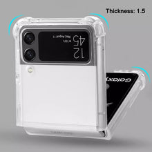 Load image into Gallery viewer, Galaxy Z Flip Shockproof TPU Transparent Case